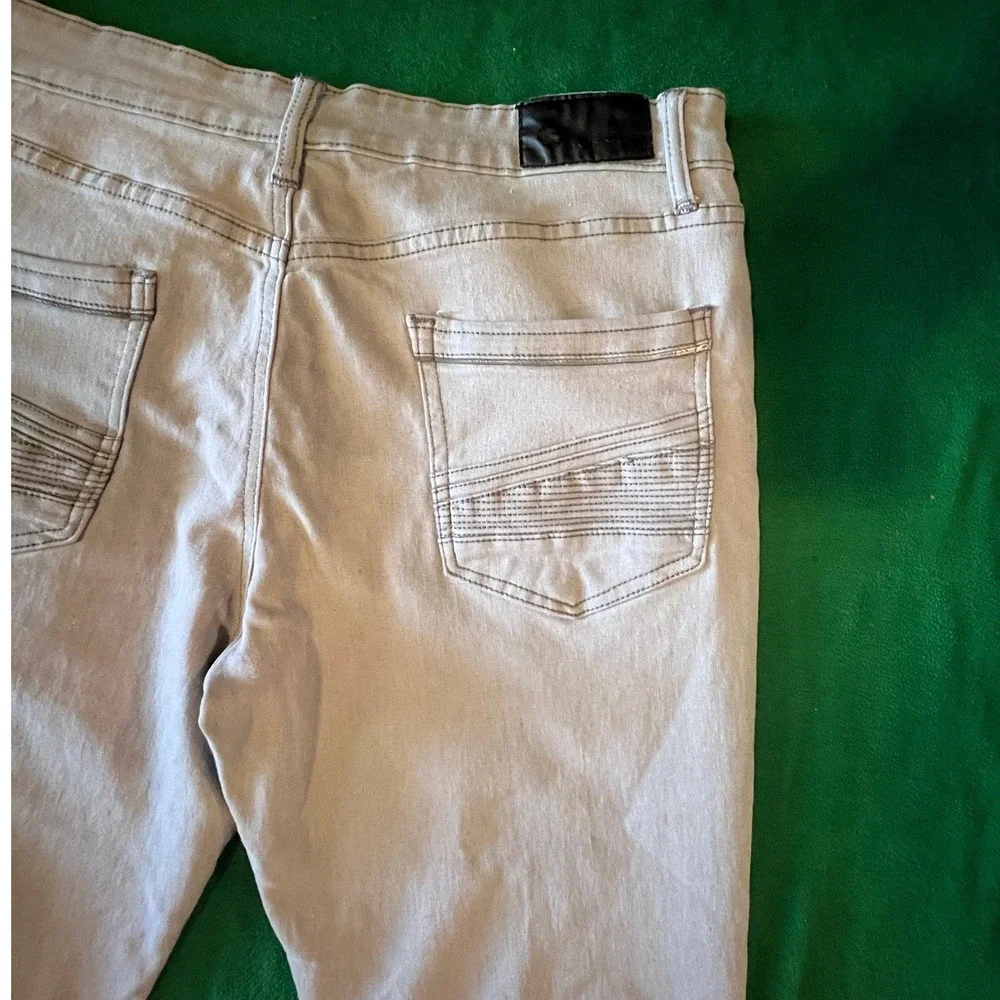 Fried Denim Men's 36x32 Slim Fit Light Tan Chinos‎ Pants Casual Dress
